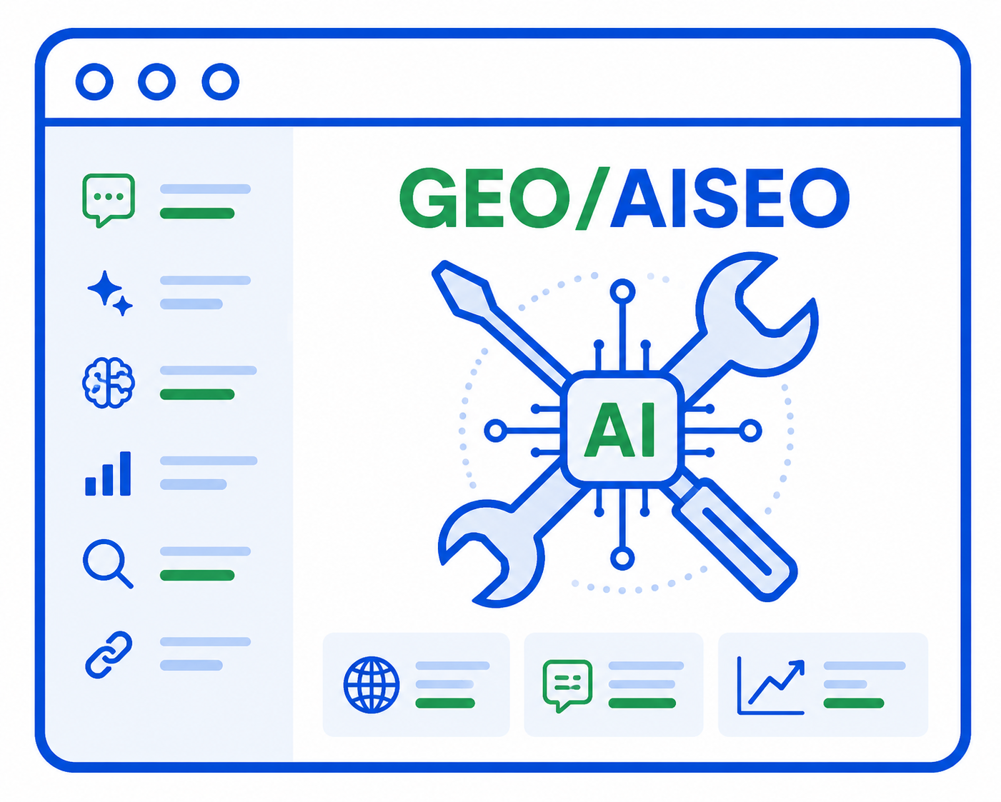 AI and local search visibility icon